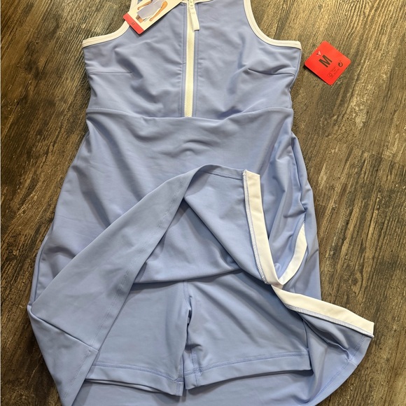 Sage Women's Size Medium Blue and White Athletic Dress With Shorts NWT - Picture 4 of 9